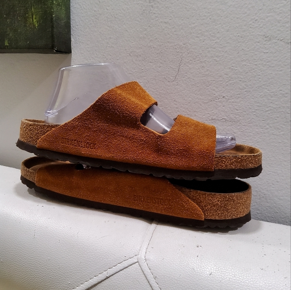 Birkenstock Arizona Suede Sandals Size L-10 M-8 - Picture 2 of 6